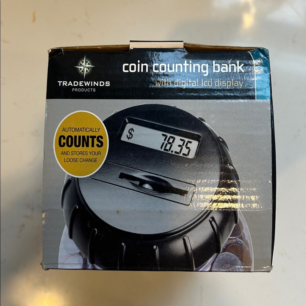 In original box-coin counting bank with digital lcd display - Picture 6 of 8